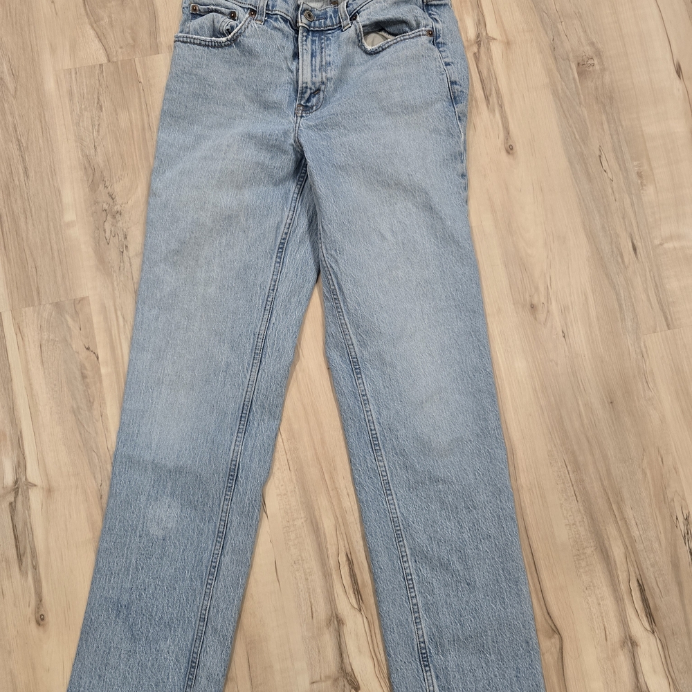Abercrombie & Fitch Light Blue Straight Leg Women's Jeans